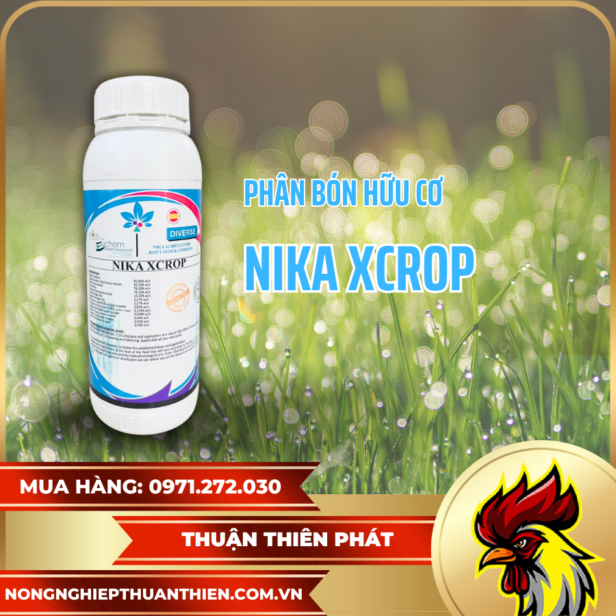 PHÂN BÓN HỮU CƠ NIKA XCROP PHÂN BÓN HỮU CƠ NIKA XCROP